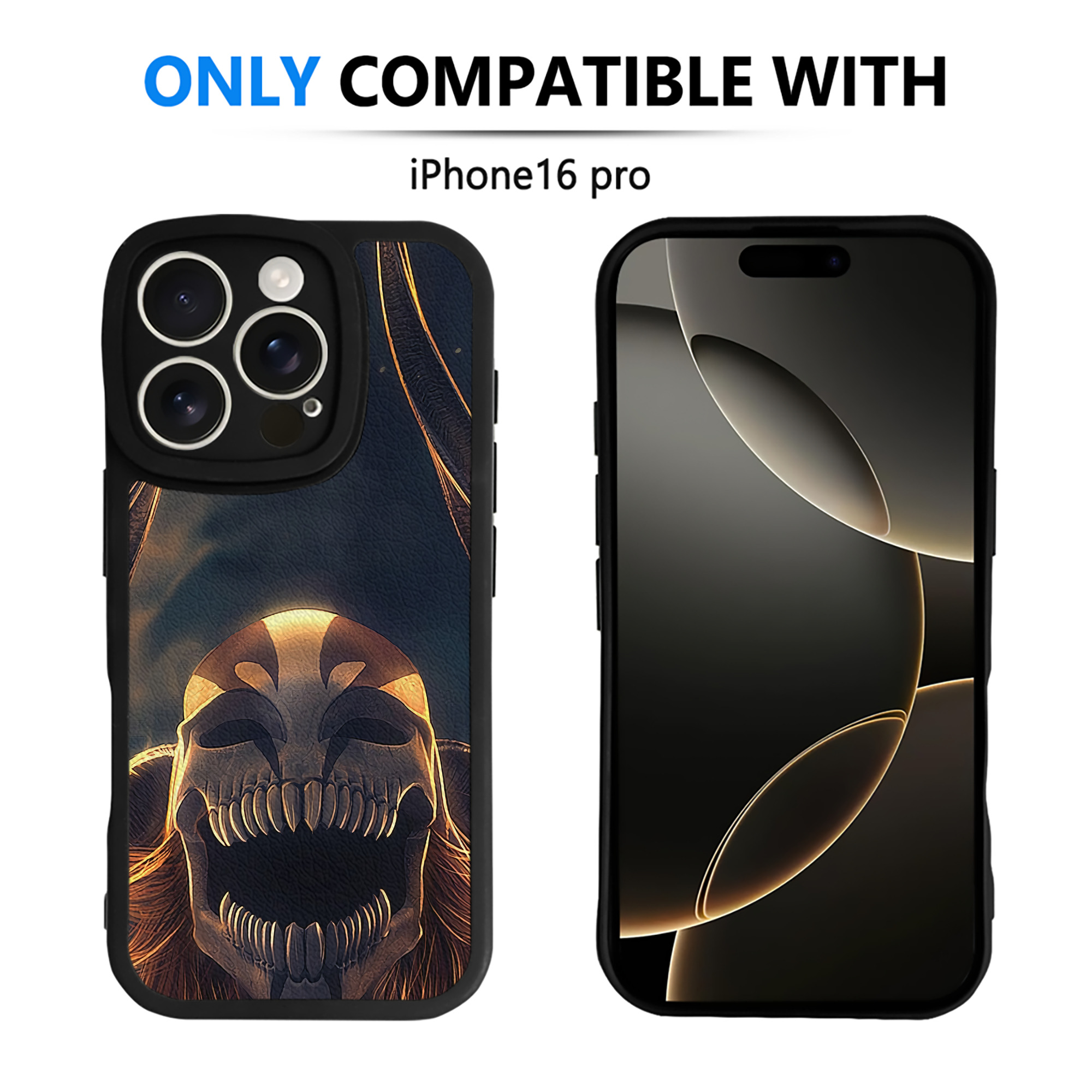 （画像用） ブリーチ BLEACH 【iPhone 16シリーズ対応】シリコンスマホケース（レザー調） 材質：シリコン